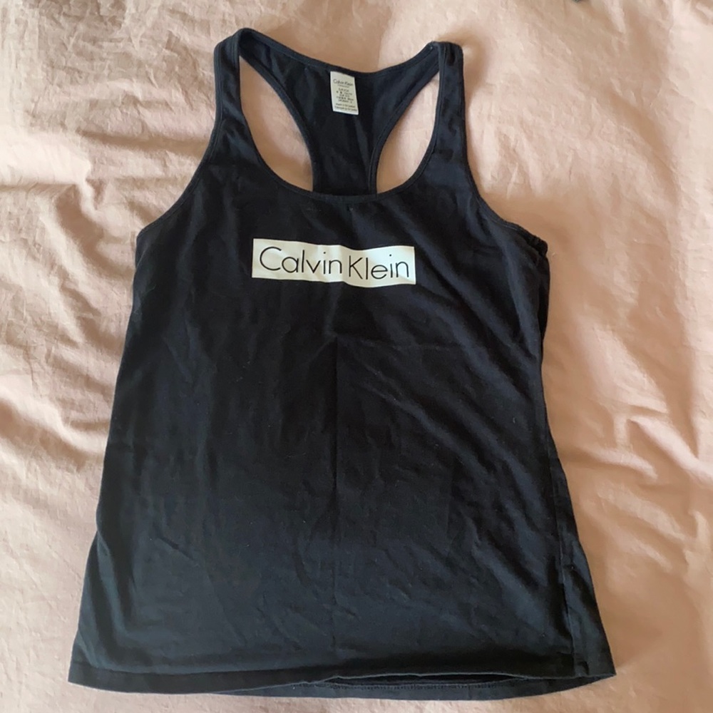 Black Calvin Klein tank size S